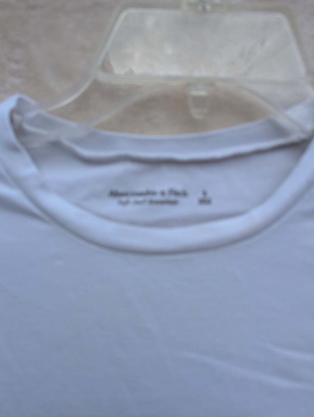Abercrombie & Fitch Soft A&F Essentials Baby Tee in White - Picture 2 of 3